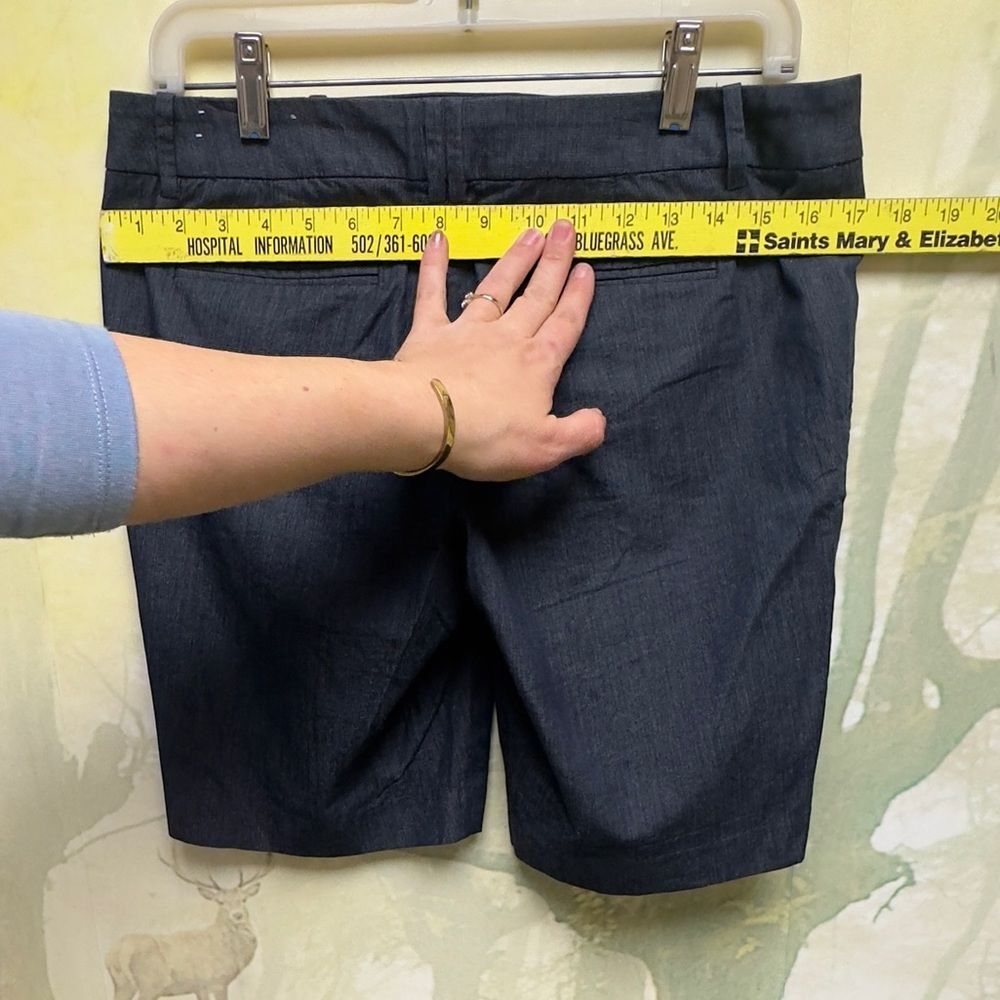 LOFT Marisa Bermuda Shorts Size 6 Gray Tailored Career Casual - Picture 4 of 9
